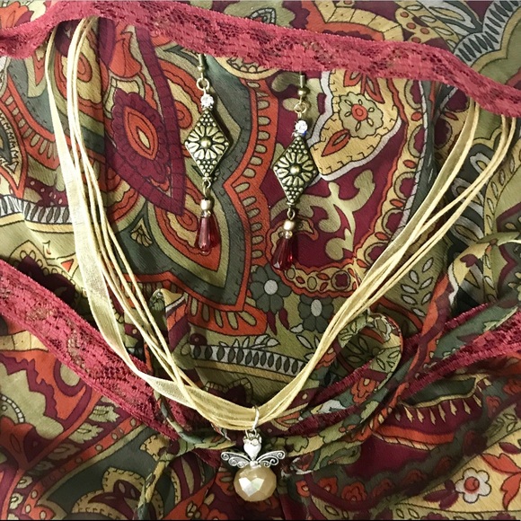 Rustic Charm Handcrafted Earrings - Picture 2 of 3